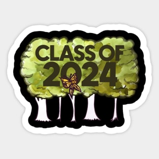 Nature lovers class of 2024 Sticker